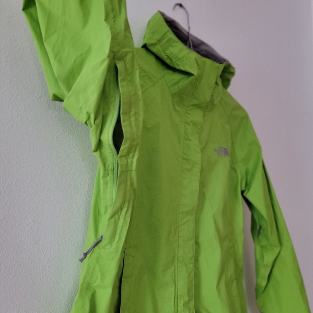The north face women's windbreaker waterproof color green size S - Picture 3 of 9
